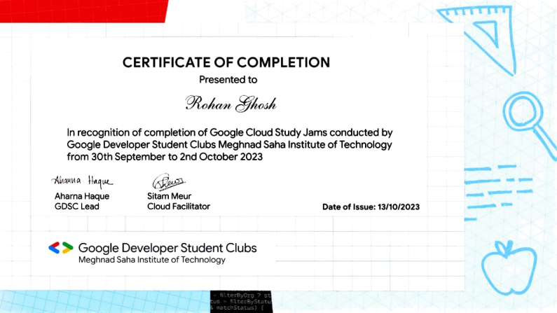 Google Cloud Study Jam